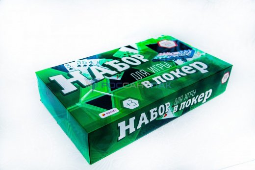 Коробка для набора игры в покер  